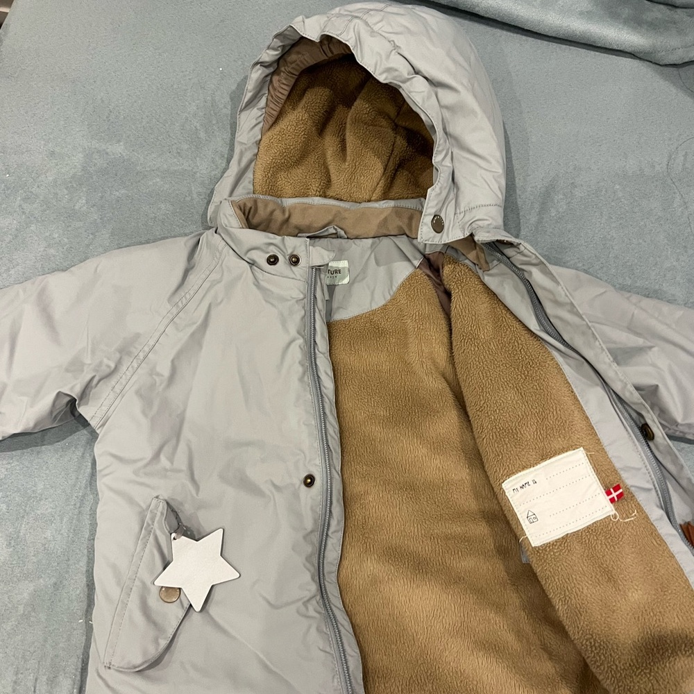 MINI A TRUE winter Kids Jacket with Star Detail for 3 year old 98cm